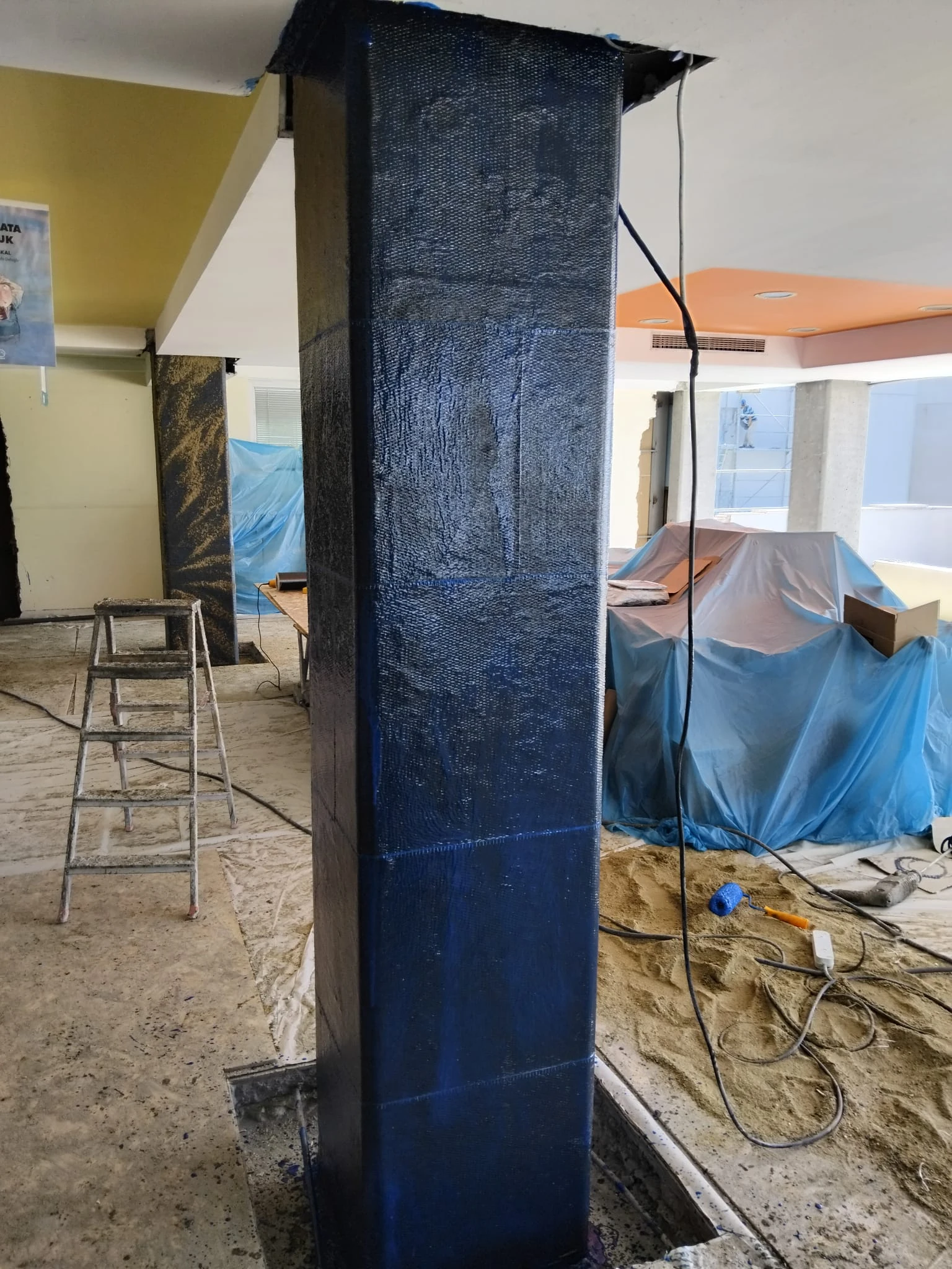 19ITU Gelistirme Vakfi Natuk Birkan Ilkokulu ve Ortaokulu FRP Guclendirme Projesi | karbon fiber güçlendirme