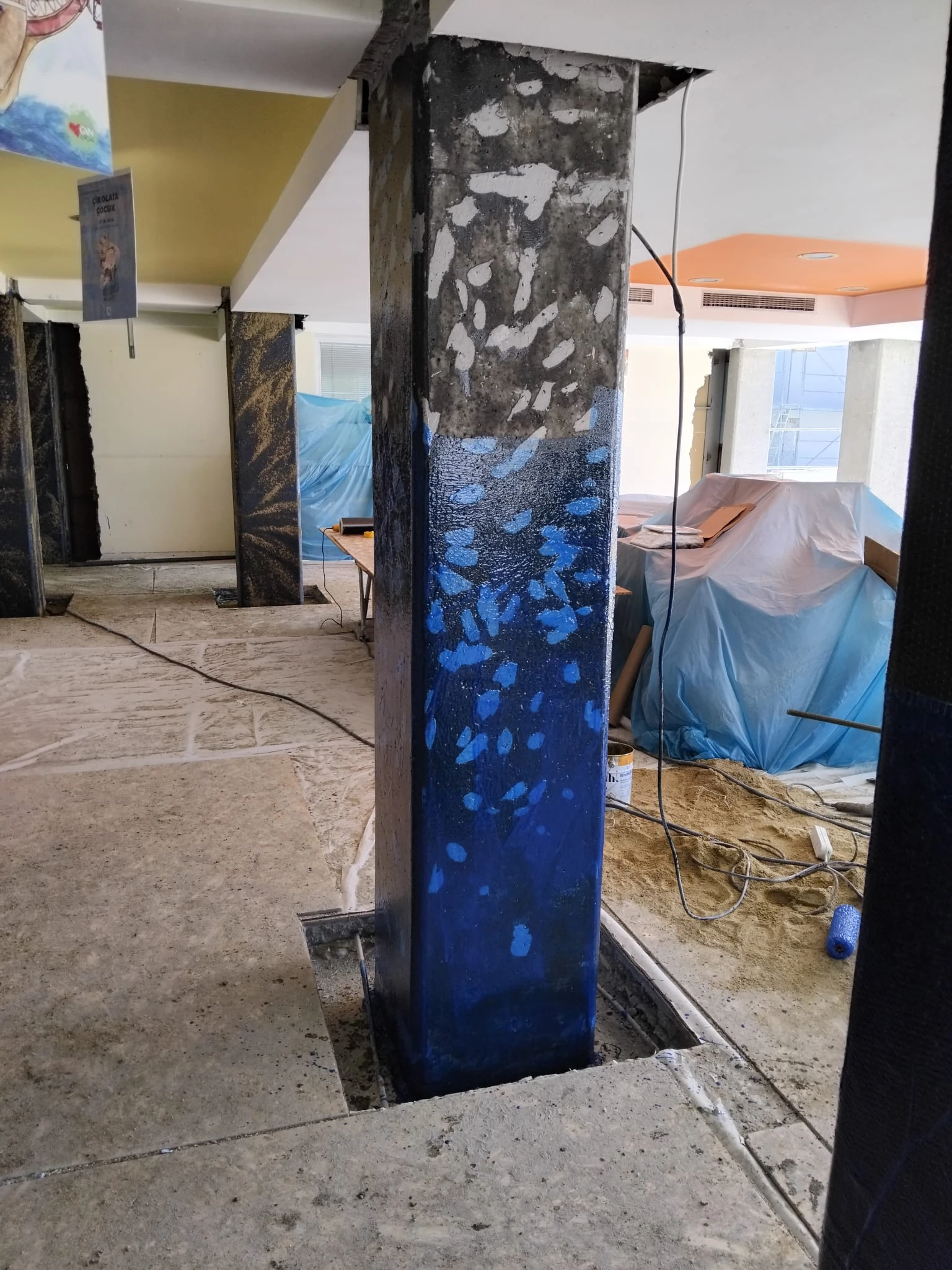 72ITU Gelistirme Vakfi Natuk Birkan Ilkokulu ve Ortaokulu FRP Guclendirme Projesi | karbon fiber güçlendirme