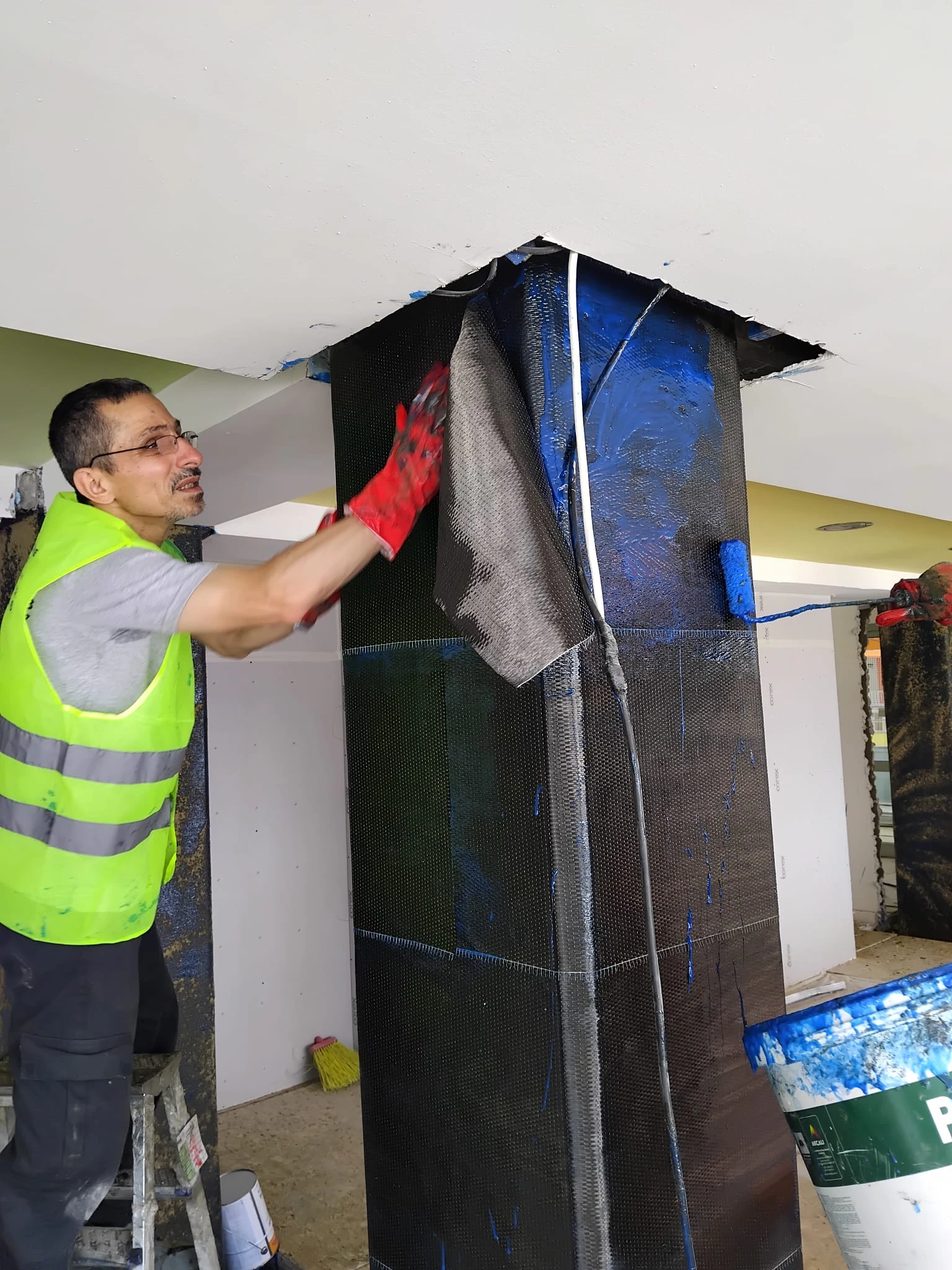 73ITU Gelistirme Vakfi Natuk Birkan Ilkokulu ve Ortaokulu FRP Guclendirme Projesi | karbon fiber güçlendirme